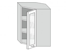 19.60.3у Шкаф настенный (h=913) угловой на 600мм со стекл. дверцей в Новом Уренгое - novyj-urengoj.магазин96.com | фото