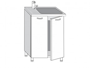 2.60.2мн Шкаф-стол на 600мм под накладную мойку с 2-мя дверцами в Новом Уренгое - novyj-urengoj.магазин96.com | фото