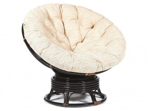 Кресло-качалка Papasan w 23/01 B с подушкой Antique brown, ткань Старт в Новом Уренгое - novyj-urengoj.магазин96.com | фото