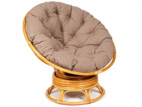 Кресло-качалка Papasan w 23/01 B с подушкой Honey, экошерсть Коричневый в Новом Уренгое - novyj-urengoj.магазин96.com | фото