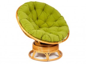 Кресло-качалка Papasan w 23/01 B с подушкой Honey, флок Олива в Новом Уренгое - novyj-urengoj.магазин96.com | фото