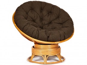 Кресло-качалка Papasan w 23/01 B с подушкой Honey, ткань Коричневый в Новом Уренгое - novyj-urengoj.магазин96.com | фото