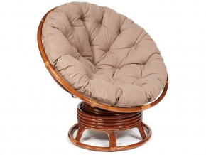 Кресло-качалка Papasan w 23/01 B с подушкой Pecan, экошерсть Коричневый в Новом Уренгое - novyj-urengoj.магазин96.com | фото