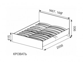 Кровать 1600х2000 ортопедическое основание в Новом Уренгое - novyj-urengoj.магазин96.com | фото