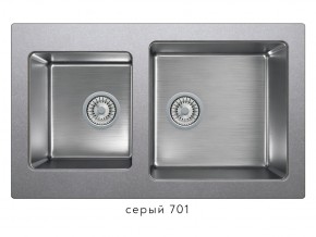 Мойка комбинированная Tolero twist TTS-840 Серый 701 в Новом Уренгое - novyj-urengoj.магазин96.com | фото