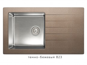 Мойка комбинированная Tolero twist TTS-860 Темно-бежевый 82 в Новом Уренгое - novyj-urengoj.магазин96.com | фото