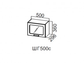 ШГ500с/360 Шкаф навесной 500/360 (горизонт. со стеклом) в Новом Уренгое - novyj-urengoj.магазин96.com | фото