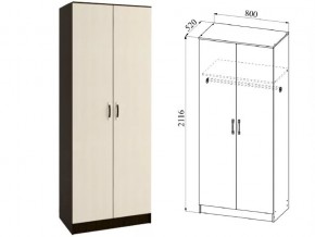 Шкаф 2 двери Ронда ШКР800.1 венге/дуб белфорт в Новом Уренгое - novyj-urengoj.магазин96.com | фото